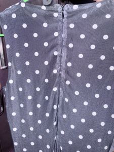 Chic Polka Dot Sleeveless Dress