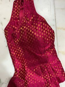 New Readymade rani Pink Padded Blouse