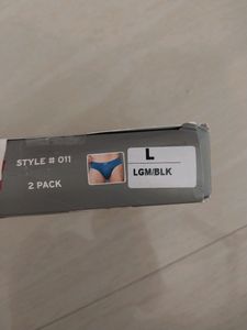 Cotton Underwear(2pcs) with Xtra Space for Package