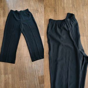 Classic Black Wide Leg Pants