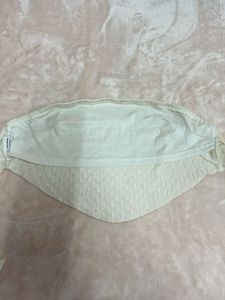 Textured Backless Bandeau Top