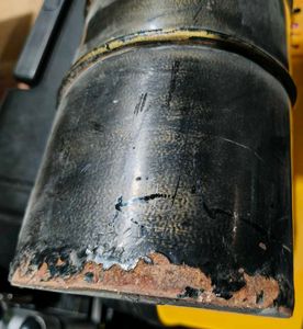 Tall Metal Vase