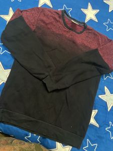 Men's Ombre Crew Neck Sweatshirt