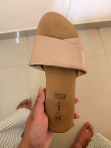Stylish Cream Slip-Ons- FLAT 199