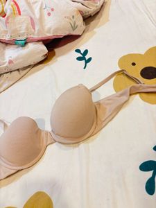 Nude Padded Underwire Bra