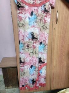 Night Gown Multicolour Stretchable Free Size