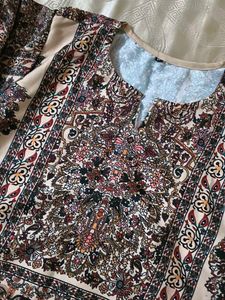 Elegant Printed Kurta and Pant Set