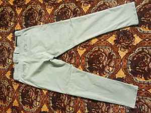Light Blue Casual Pants