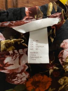 Floral Print Ruffle Sleeve Top