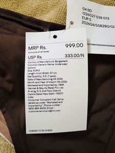 H&amp;M 3 Pack Thongs unused