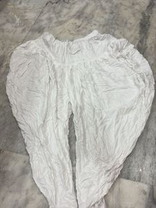 Elegant White Dhoti Pants