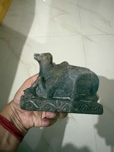 Vintage Vastu Stone Nandi Showpiece