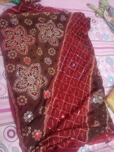 Embroidered Saree