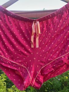 Cozy Pink Polka Dot Pajama Shorts
