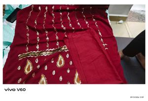Beautiful Embroidered Kurta Set material