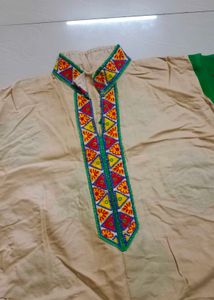 🟥Elegant Kurti with Embellished Sleeve