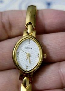 Elegant Gold Timex Women's Watch