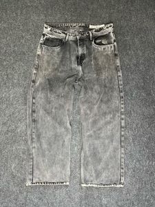 lite used black washed baggy jeans