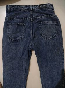 Acid Wash Denim Jeans