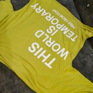Lime Green Graphic T-Shirt