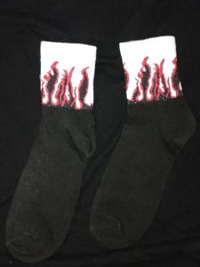 Cool Flame Pattern Socks