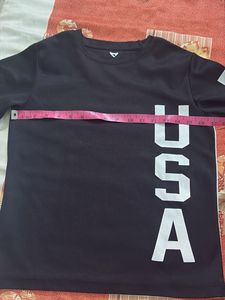 Men's Black USA Graphic T-Shirt