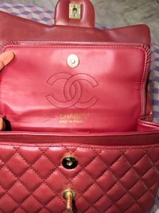 Quilted Shoulder Bag with Chain Strap