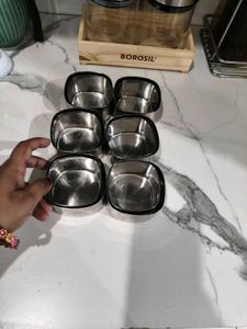 sumit Set of 12 Stainless Steel Small Bowls