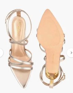 evaqupid Strappy Pointed Toe Heels