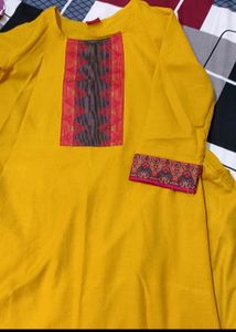 Yellow Kurti Set