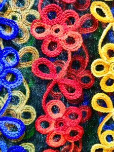 Vibrant Floral Embroidered Dupatta