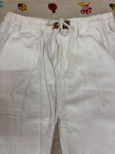 White Cargo Pants