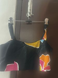multi color cute skirt top coord set