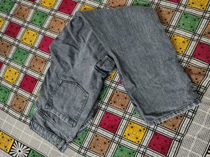Grey Cargo Y2K high waist Jeans