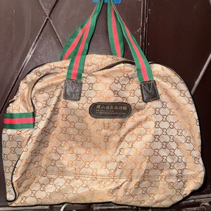 Stylish GG Patterned Travel Bag