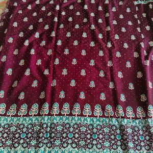 Beautiful Paisley Print Dress Material