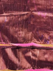 Beautiful Brown Baluchari Silk Saree