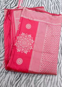 New Silver Shining Beautiful Saree