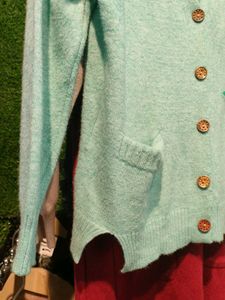 Indigo Sweater Cardigan For Women Stylish