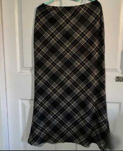 savana Plaid Maxi Skirt