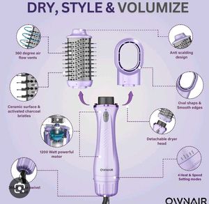OWNAIR 2-in-1 Hot Air Brush Style