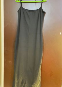 Elegant Black Sleeveless Maxi Dress – Size L