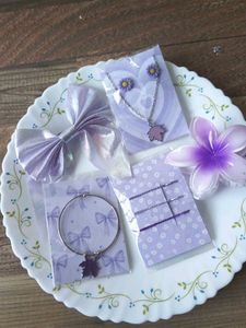 purple colour a new hair accessories