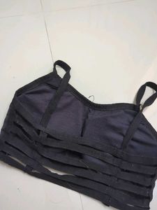 Simple Black Sports Bra