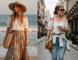 Off-Shoulder Lace Top