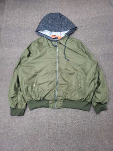 Olive Green Hooded Jacket