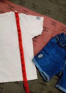 Very Cute N Beautiful Top With Shorts