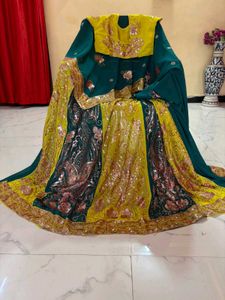 lehnga type saree