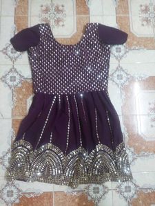 Maroon Indian Dress