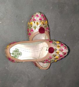Embroidered Jutti Flat Sandals buy now